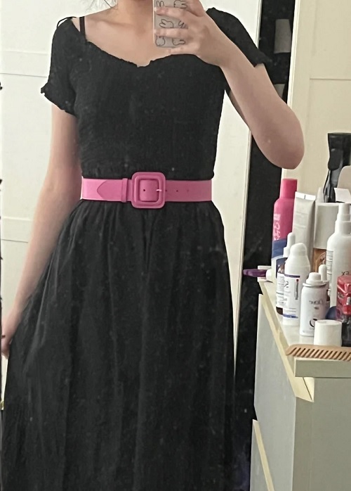 Cinch a Loose Dress With a Belt